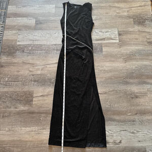 ZARA SHIMMERY VELVET MIDI DRESS - SIZE XS - BRAND NEW WITH TAG